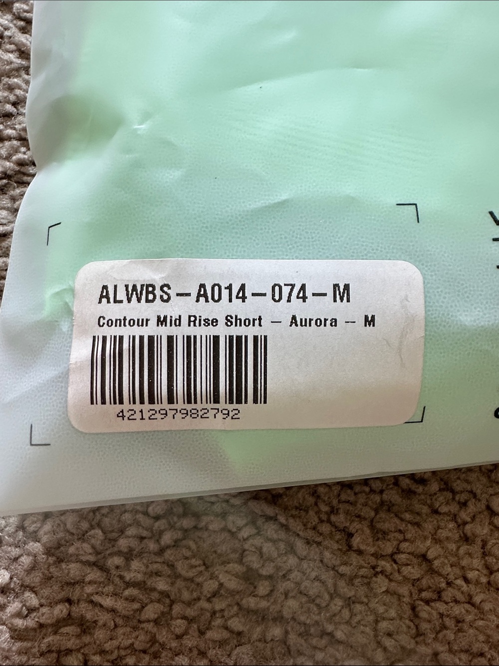 Alphalete Contour Mid Rise Shorts - Aurora - Picture 4 of 4
